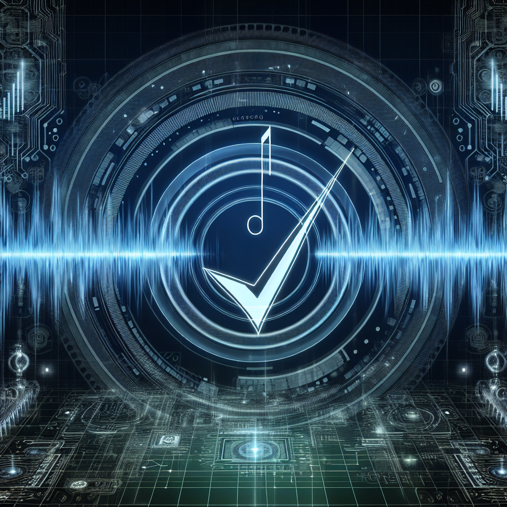"Diagrama ilustrativo de la implementación de sistemas avanzados para verificar la autenticidad de audios, destacando técnicas de análisis de sonido y herramientas tecnológicas"